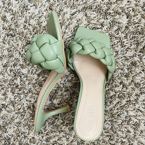 Sage Braided Mule Heels - Picture 11 of 12